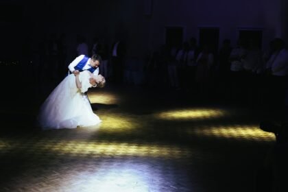Photo de l'ouverture du bal pendant le mariage