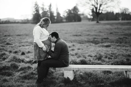 Photographe grossesse Angers : Séance photo grossesse et famille