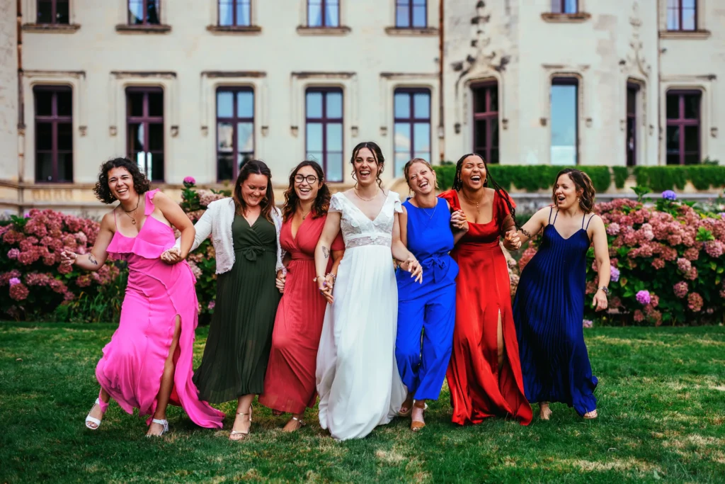 demoiselle d'honneur et témoin de mariage