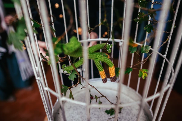 Bit de l'escape game : libérer un botruc qui garde les alliances de mariage dans une volière