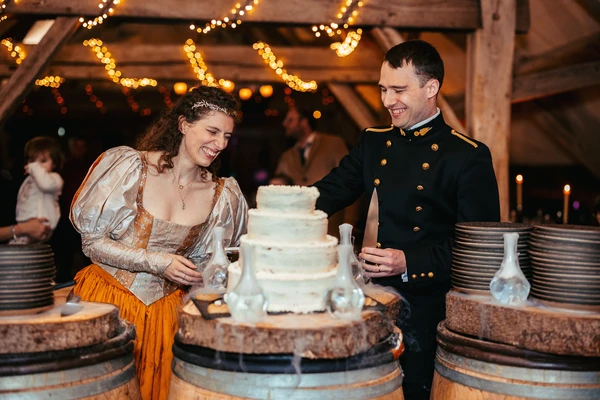 gateau de mariage fantastique-médiéval