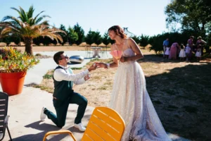 photo de mariés en Maine et Loire