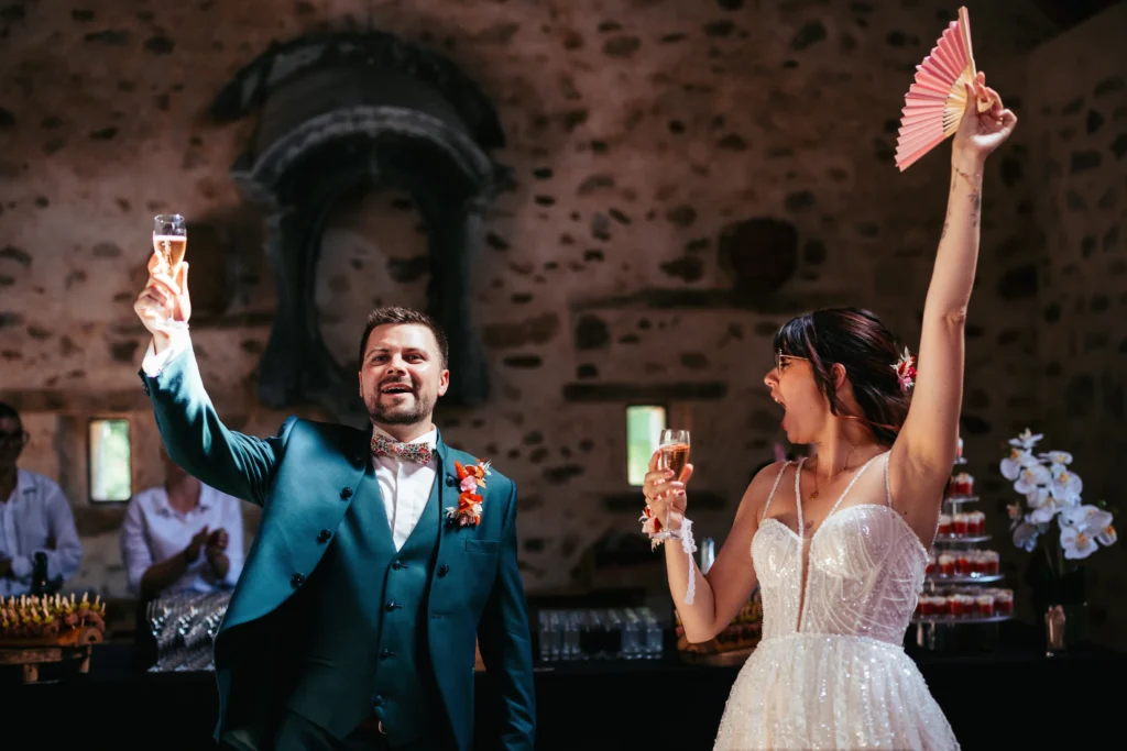 photo de cocktail de mariage à Angers