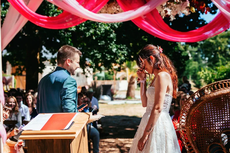 Voeux de mariage au domaine du Plessis Chivré
