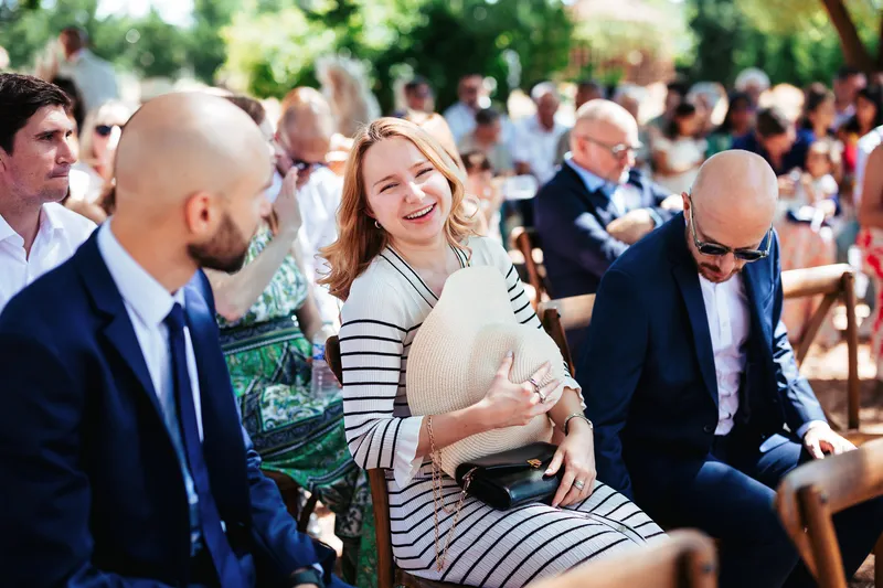 invités à la cérémonie laique
