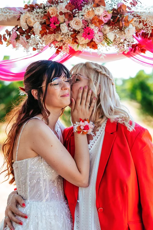 photo mariée avec sa maman